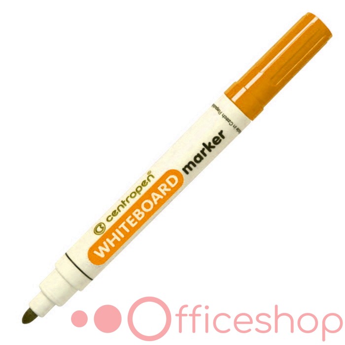 Marker pentru Whiteboard Centropen, 2.5 mm, portocaliu, 8559O (10)